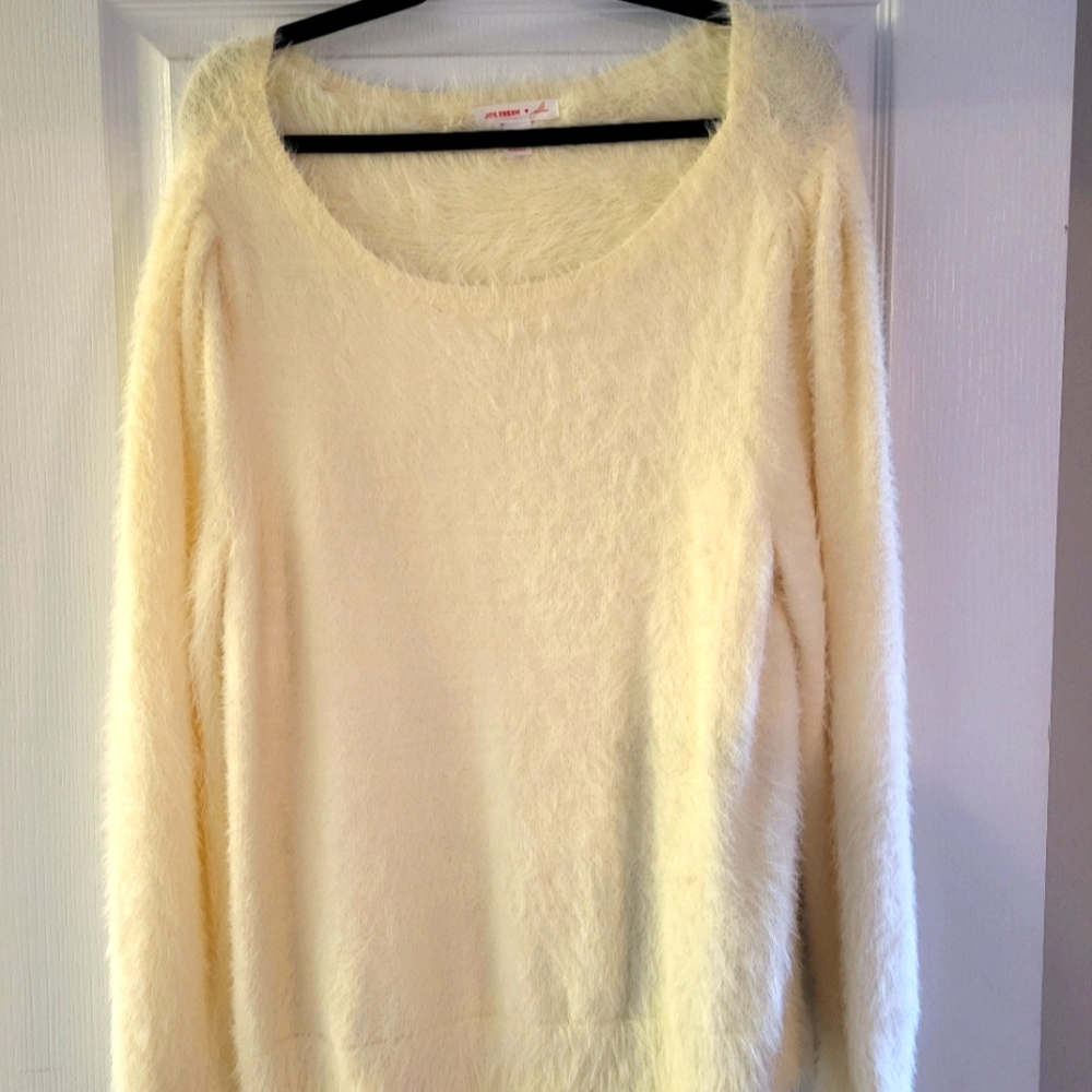 Joe fresh Jillian Harris collaboration soft cream sweater